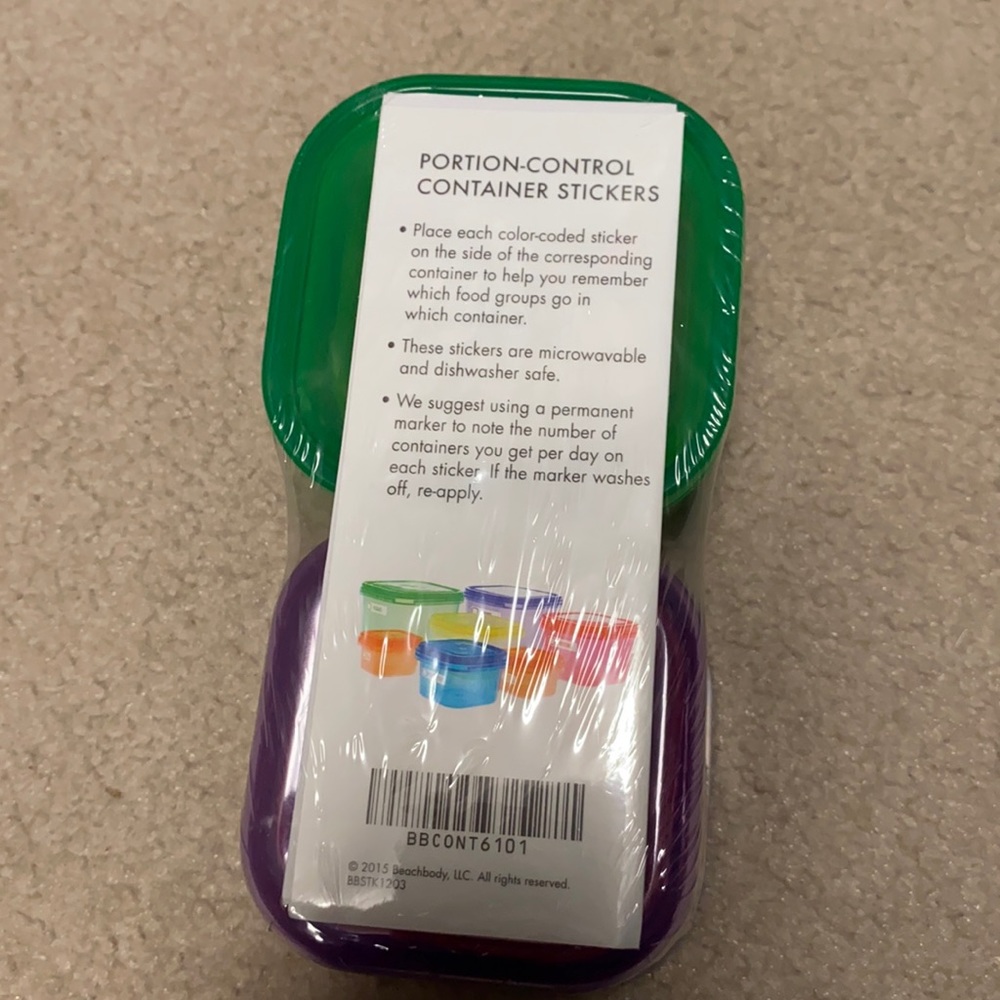 Beachbody portion control containers